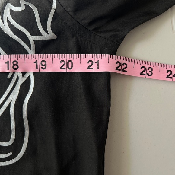 VERSACE Men's Gray Long Sleeve Button Up Shirt Medusa Graphic XXL - Picture 6 of 8